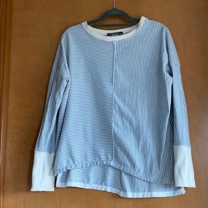 Anthropologie striped sweatshirt